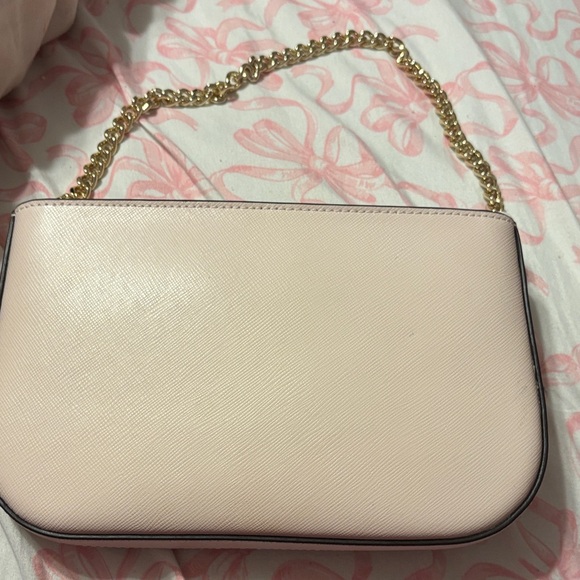 Kate Spade Blush Pink Heart-Studded Pouch - Picture 3 of 3